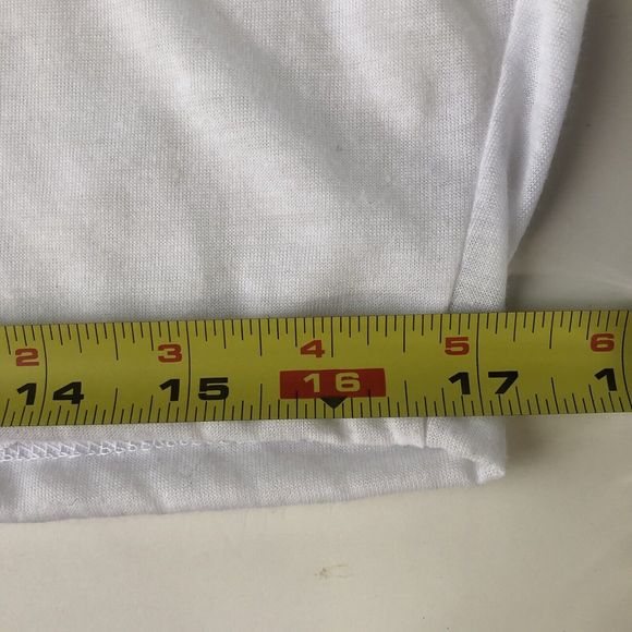 Go Couture Small White Sleeveless Tee - Picture 13 of 13